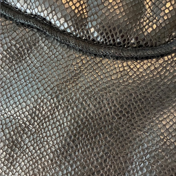 Vintage 90s Fendi Pellicce Moda Pronto Black Oversized Shearling Coat Size 38 M - Picture 15 of 17